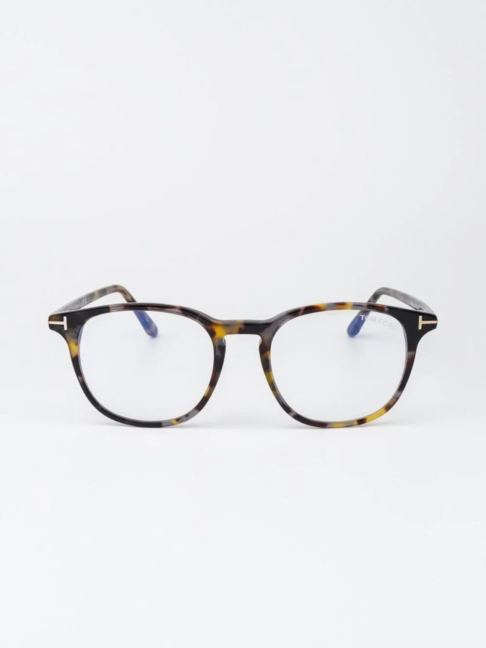 Tom Ford Women Eyeglasses Coloured Havana Square FT5832-B 055 NEW AUTHENTIC